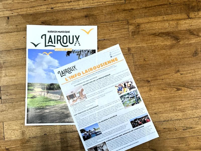 Bulletins municipaux et Info Lairousienne